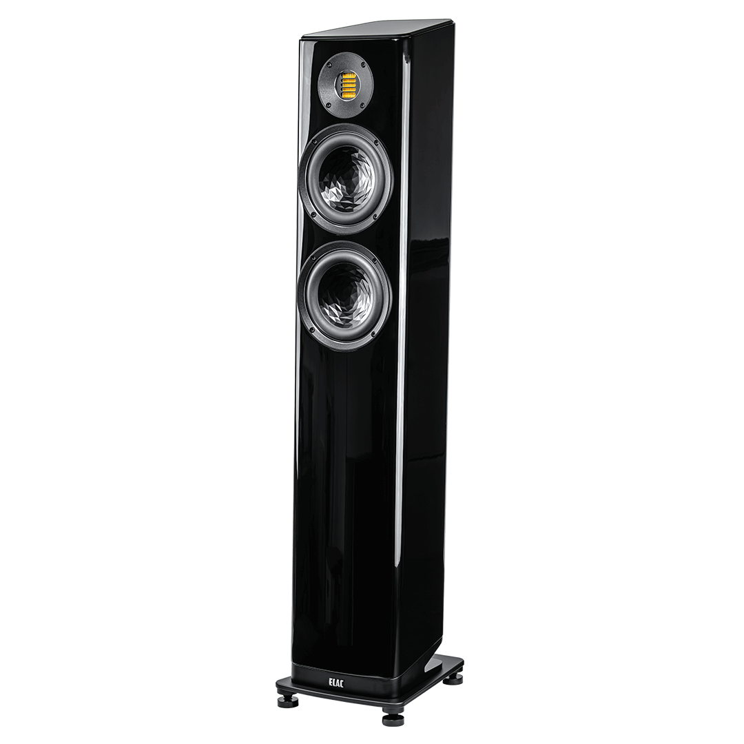 Elac Vela FS 407.2 Boxe de podea - Pereche Black, imagine oficială.