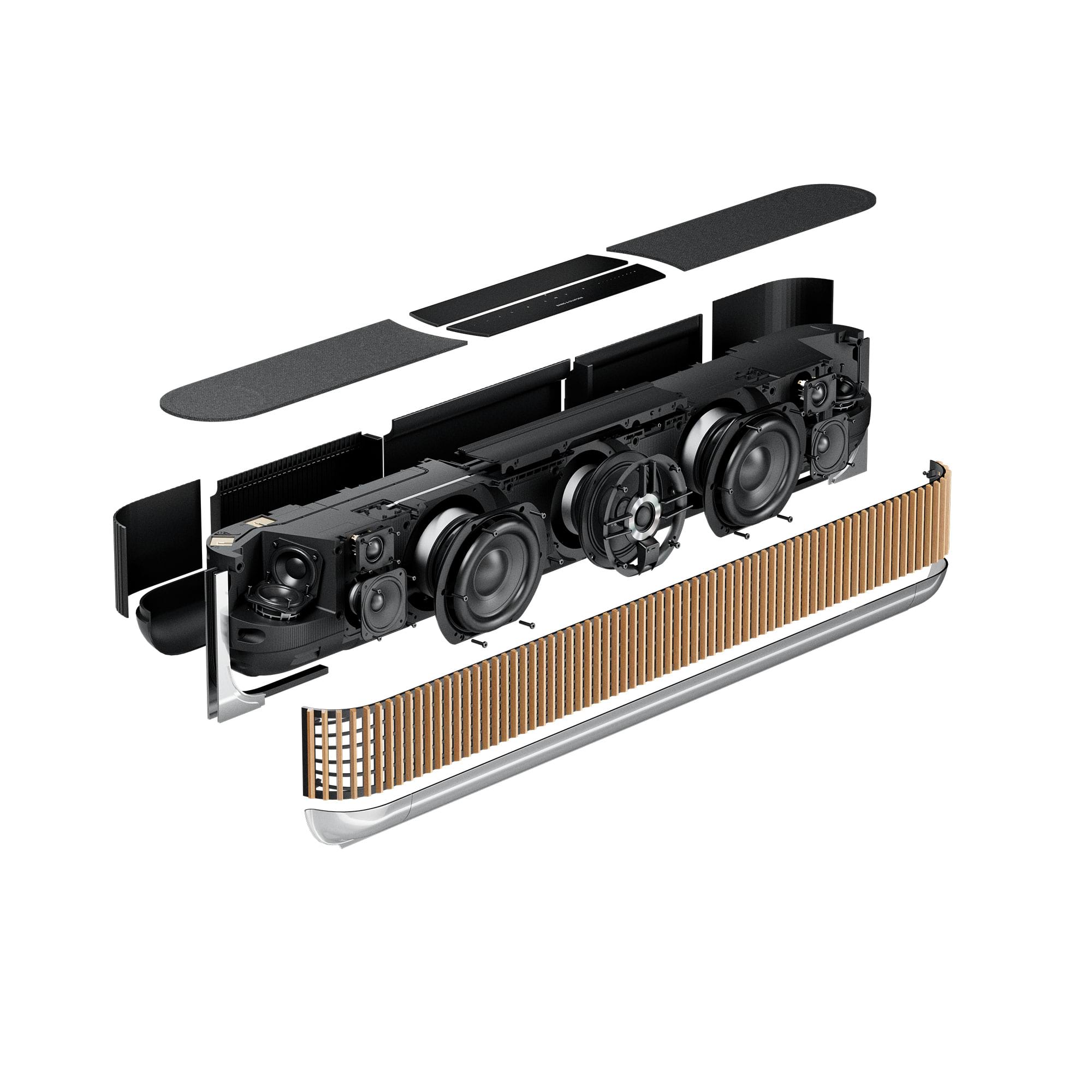 Bang & Olufsen Beosound Theatre 77 TV și soundbar - Podea motorizat - imagine oficială Bang & Olufsen 5