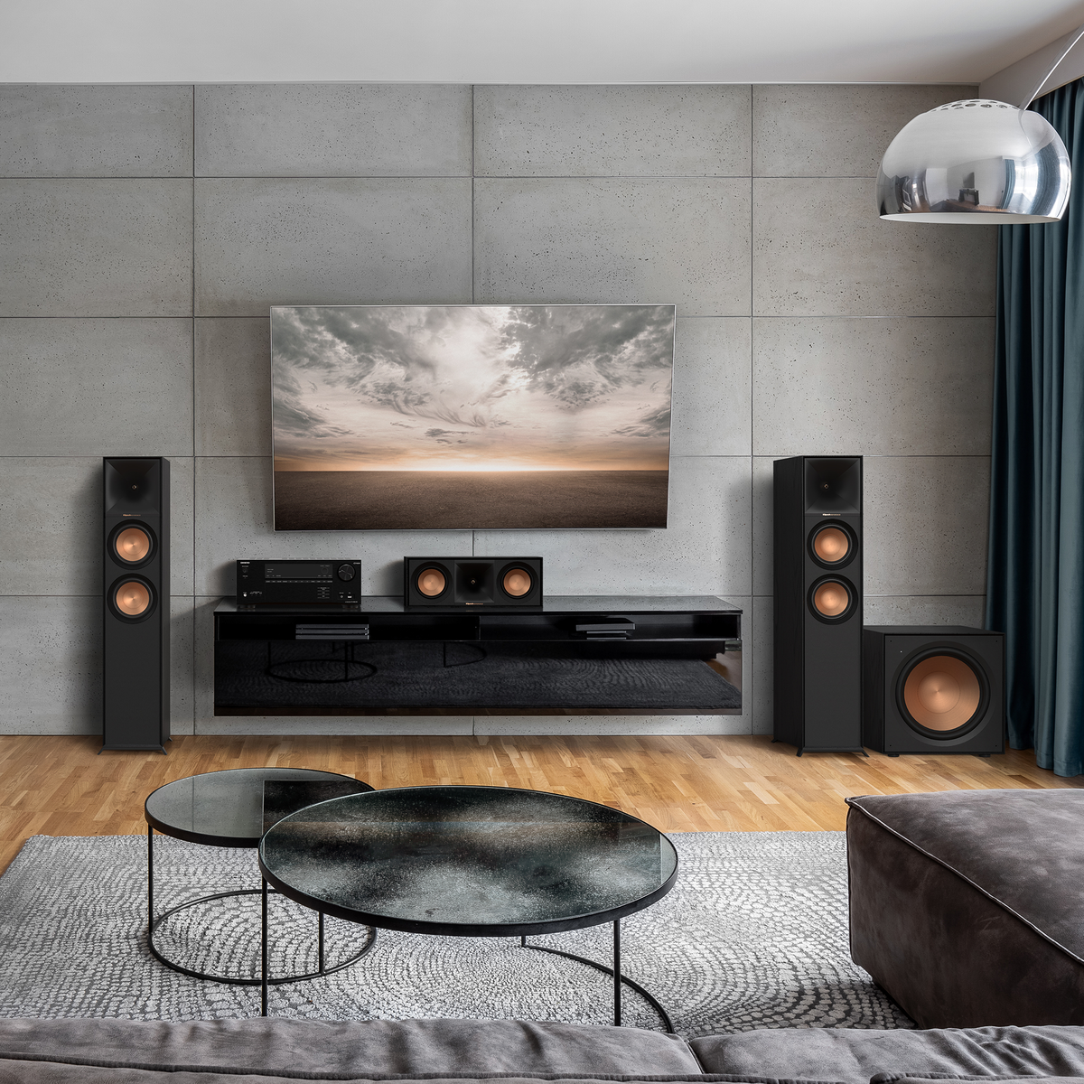 Klipsch R-605FA Boxe de podea Dolby Atmos - Pereche, imagine oficială.