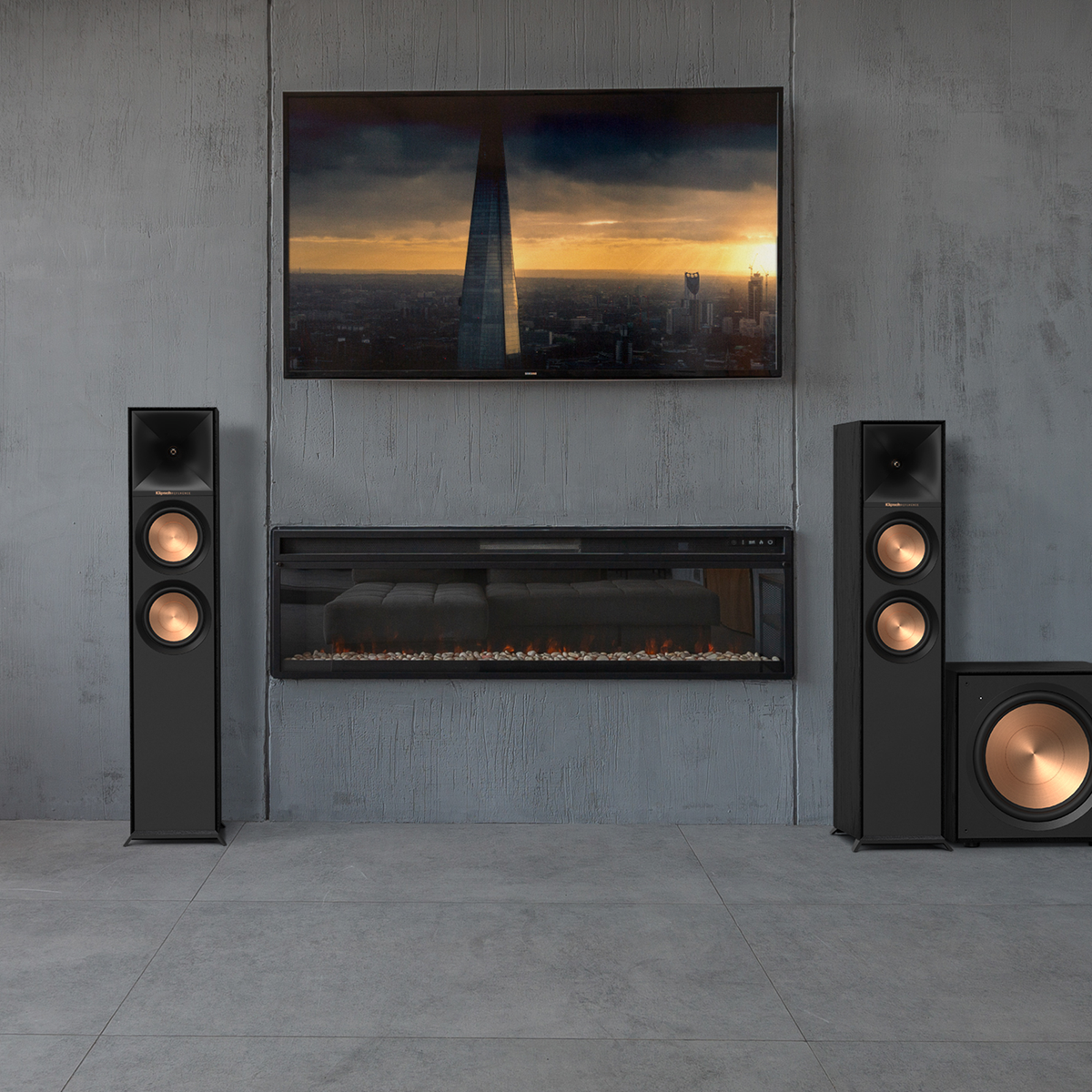 Klipsch R-605FA Boxe de podea Dolby Atmos - Pereche, imagine oficială.
