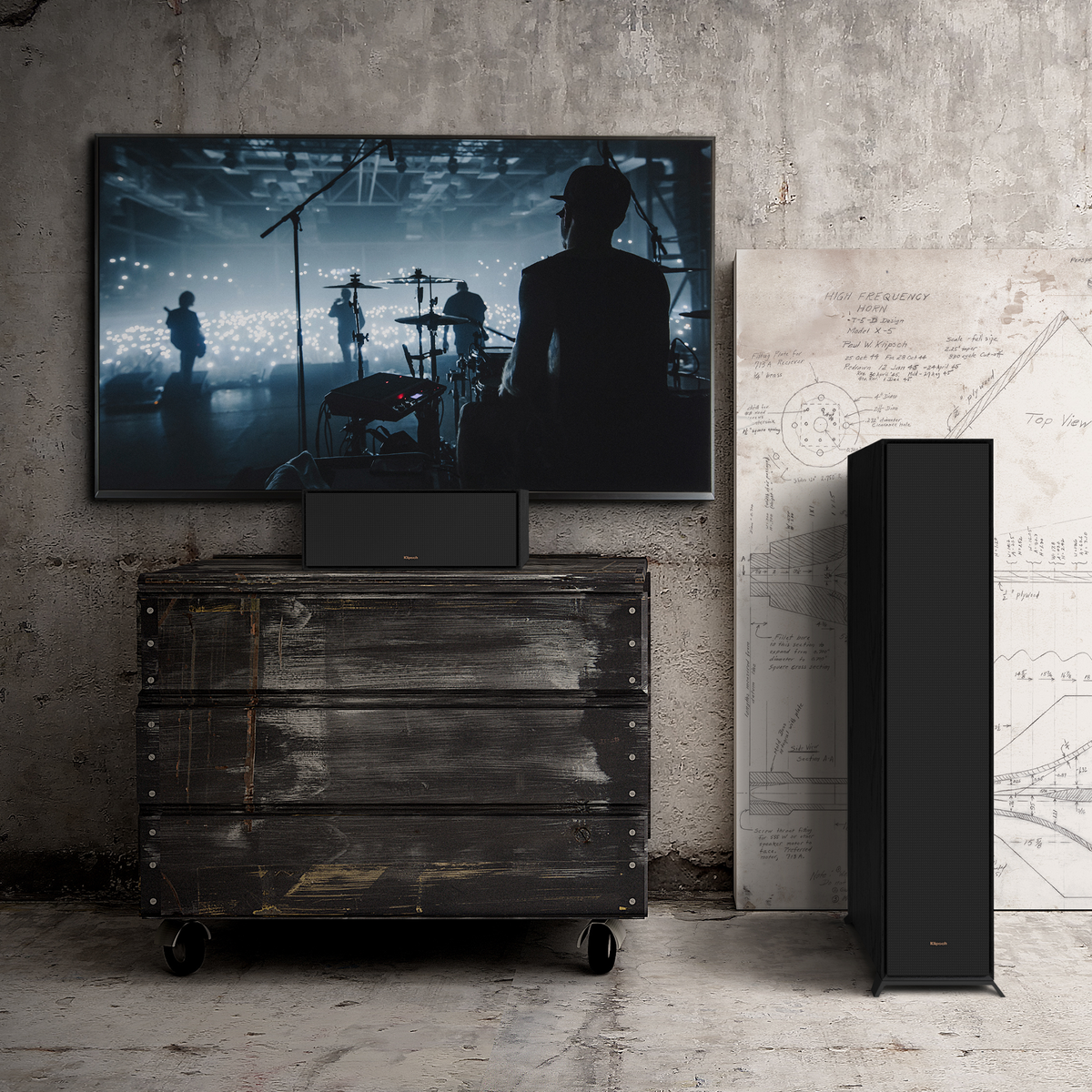 Klipsch R-605FA Boxe de podea Dolby Atmos - Pereche, imagine oficială.