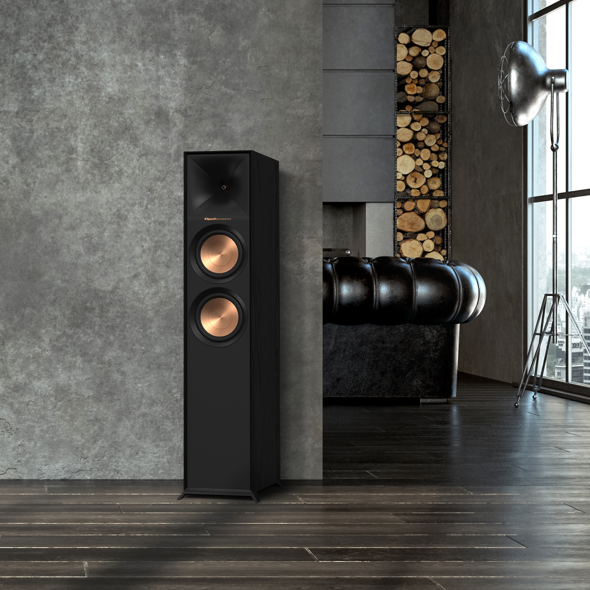 Klipsch R-605FA Boxe de podea Dolby Atmos - Pereche, imagine oficială.