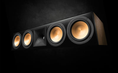 Klipsch RC-64 III Boxă centru, finisaj Black, detaliu difuzoare.