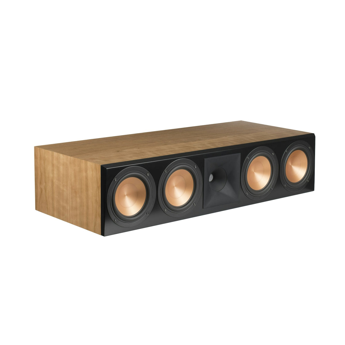 Klipsch RC-64 III Boxă centru, finisaj Natural Cherry, vedere din unghi.