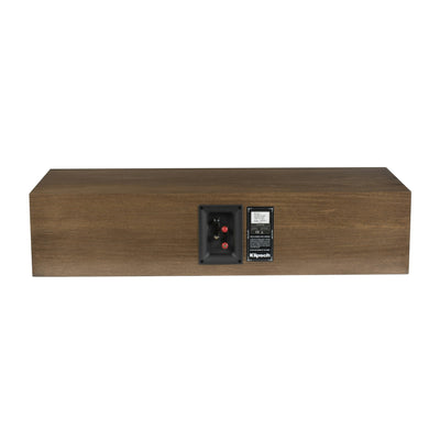 Klipsch RC-64 III Boxă centru, finisaj Walnut, vedere din spate.