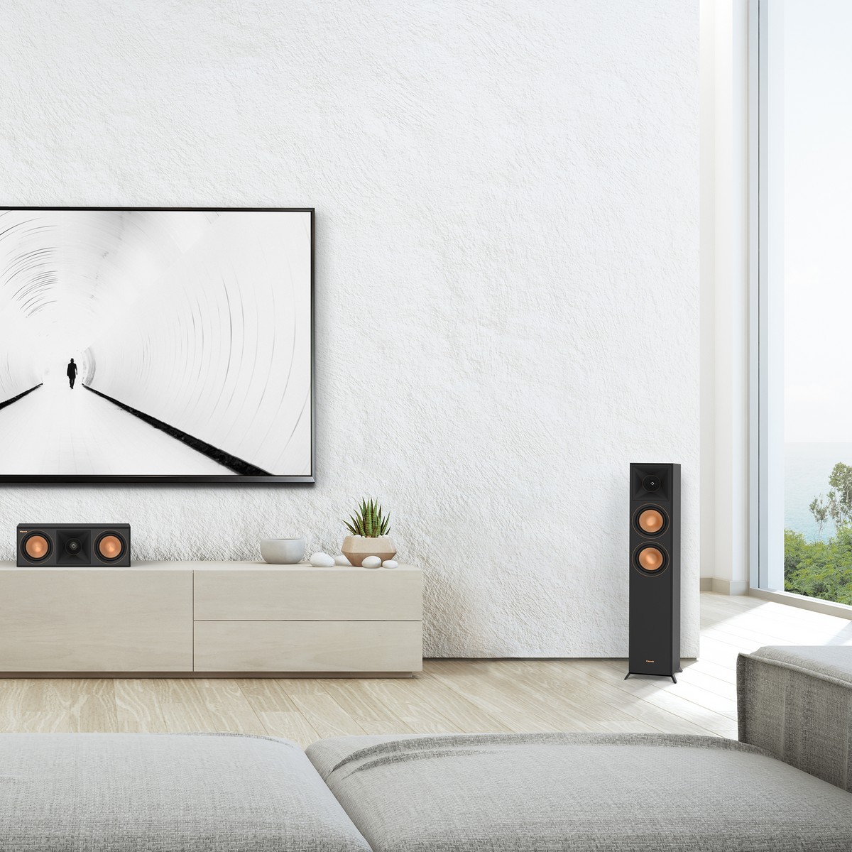 Klipsch RP-5000F II Boxe de podea - Pereche, finisaj Ebony, imagine oficială.