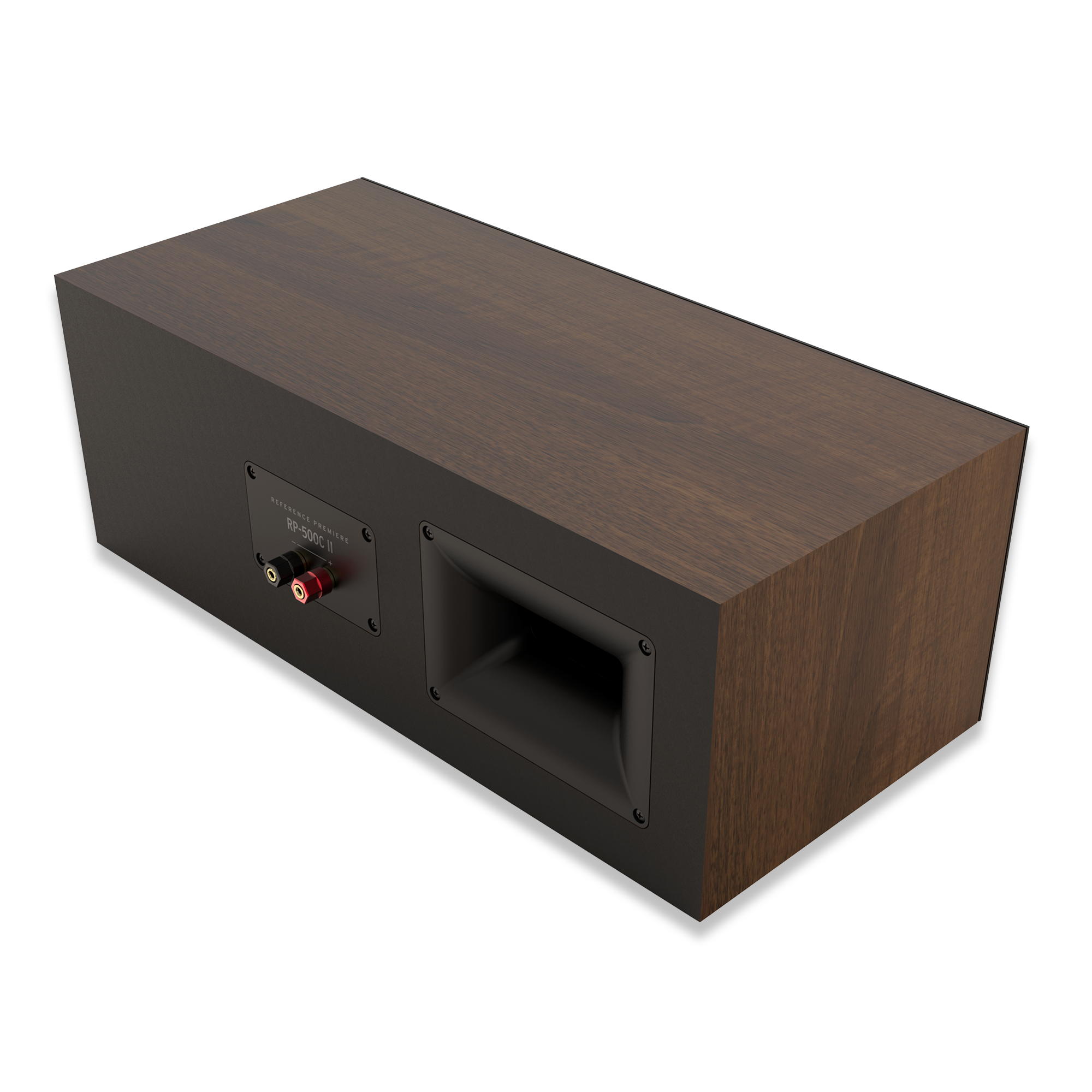Klipsch RP-500C II Boxa centru Walnut, imagine oficială.