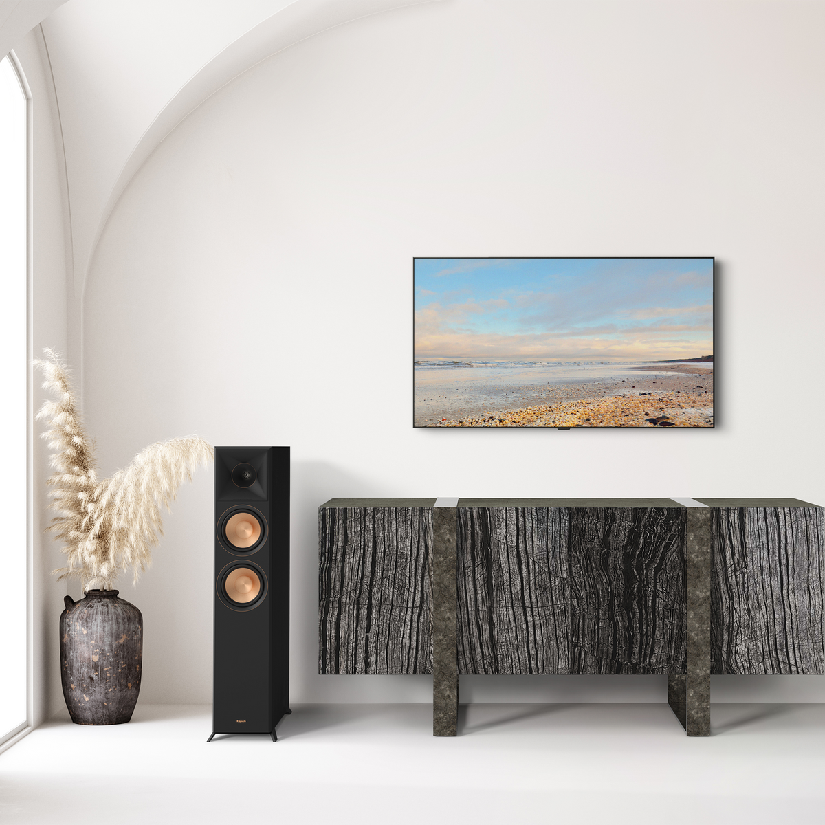 Klipsch RP-6000F II Boxe de podea - Pereche, finisaj Ebony, imagine oficială.