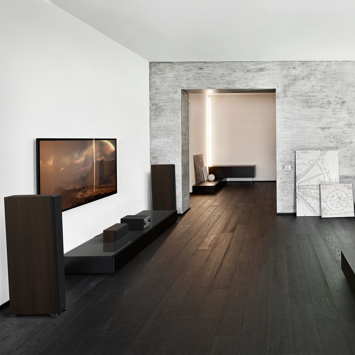 Klipsch RP-6000F II Boxe de podea - Pereche, finisaj Ebony, imagine oficială.