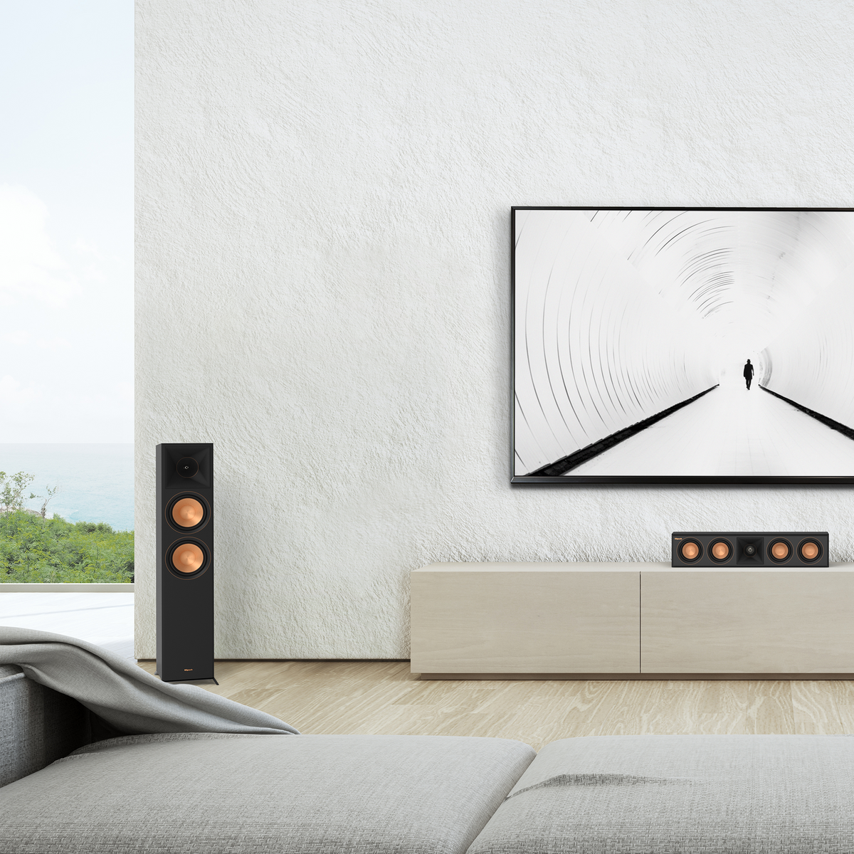 Klipsch RP-6000F II Boxe de podea - Pereche, finisaj Ebony, imagine oficială.