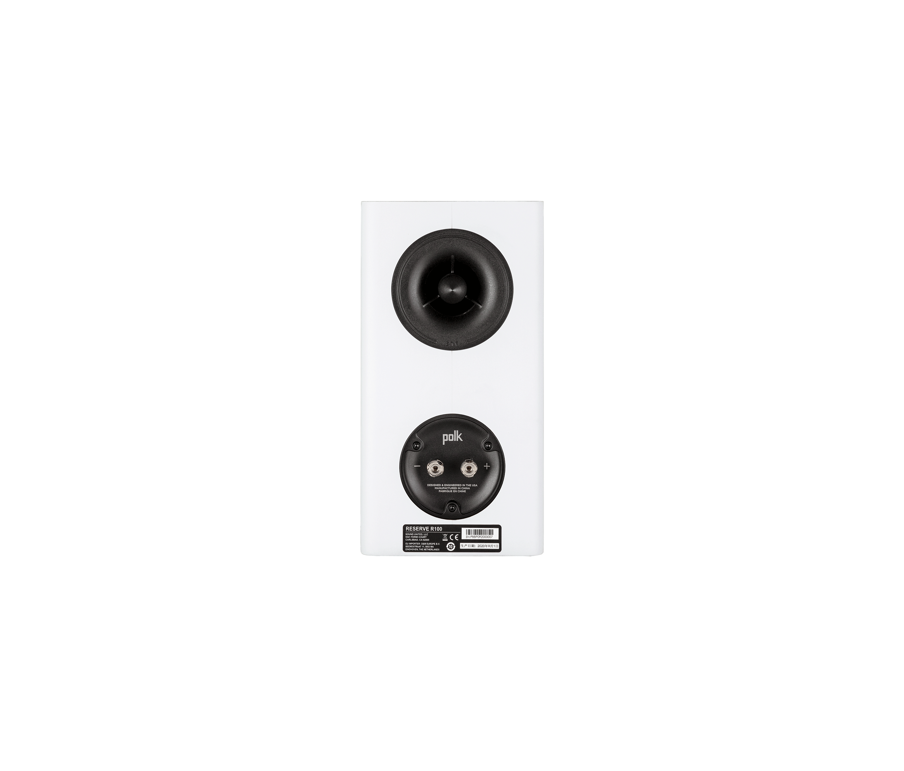 Polk Audio Reserve R100 Boxe de raft - Pereche White, imagine oficială.