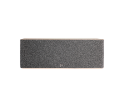 Polk Audio Reserve R300 Boxe centru, vedere frontală, culoare maro, grilaj acoperind difuzoarele.