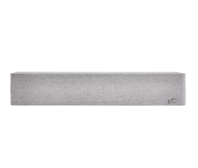 Polk Audio Reserve R350 Boxe centru, vedere frontală, culoare albă, grilaj frontal vizibil.