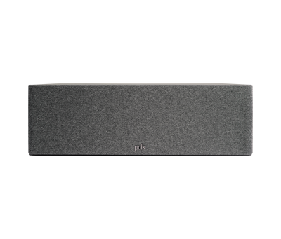 Polk Audio Reserve R400 Boxe Centru, vedere frontală, culoare neagră, grilaj textil vizibil.