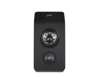 Boxa Polk Audio Reserve R900HT, vedere frontală, culoare neagră, evidențiind difuzorul și tweeterul.