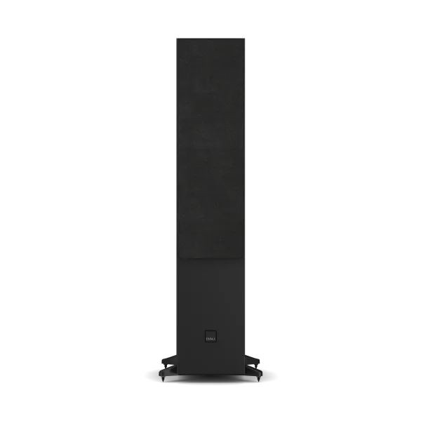 Boxă de podea Dali Sonik 7 culoare Black Ash, vedere frontală cu grilă montată, logo Dali vizibil.