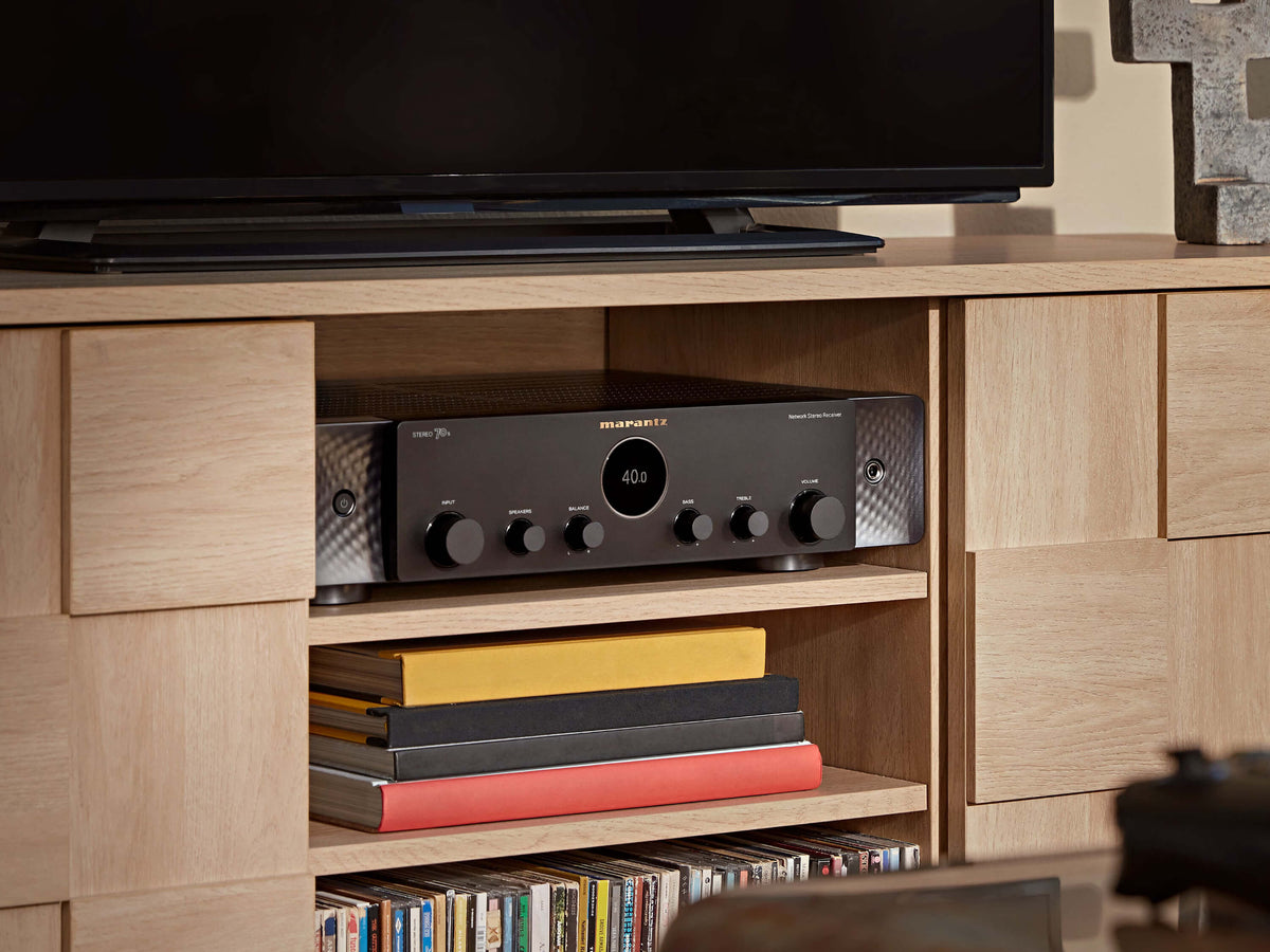 Marantz Stereo 70s Receiver 2.2 Black, imagine oficială.