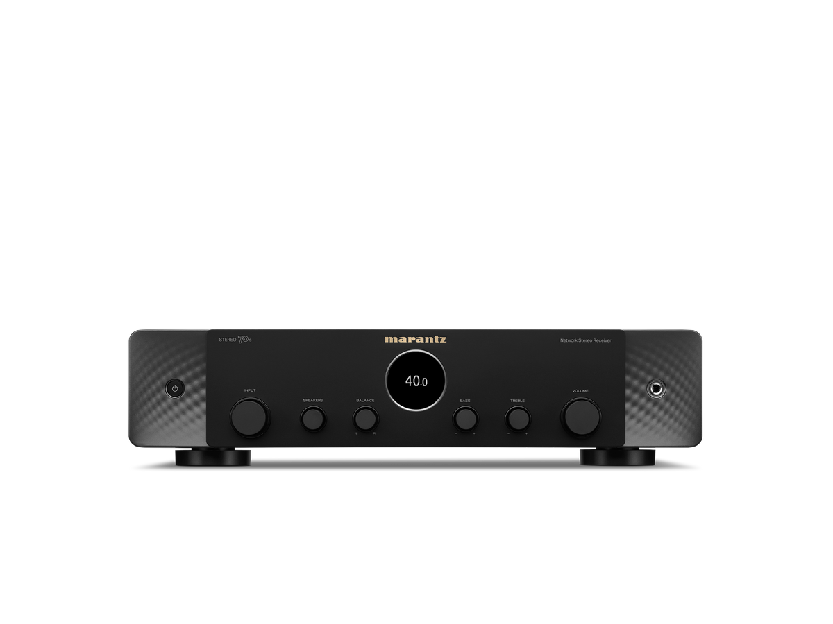 Marantz Stereo 70s Receiver 2.2 Black, imagine oficială.