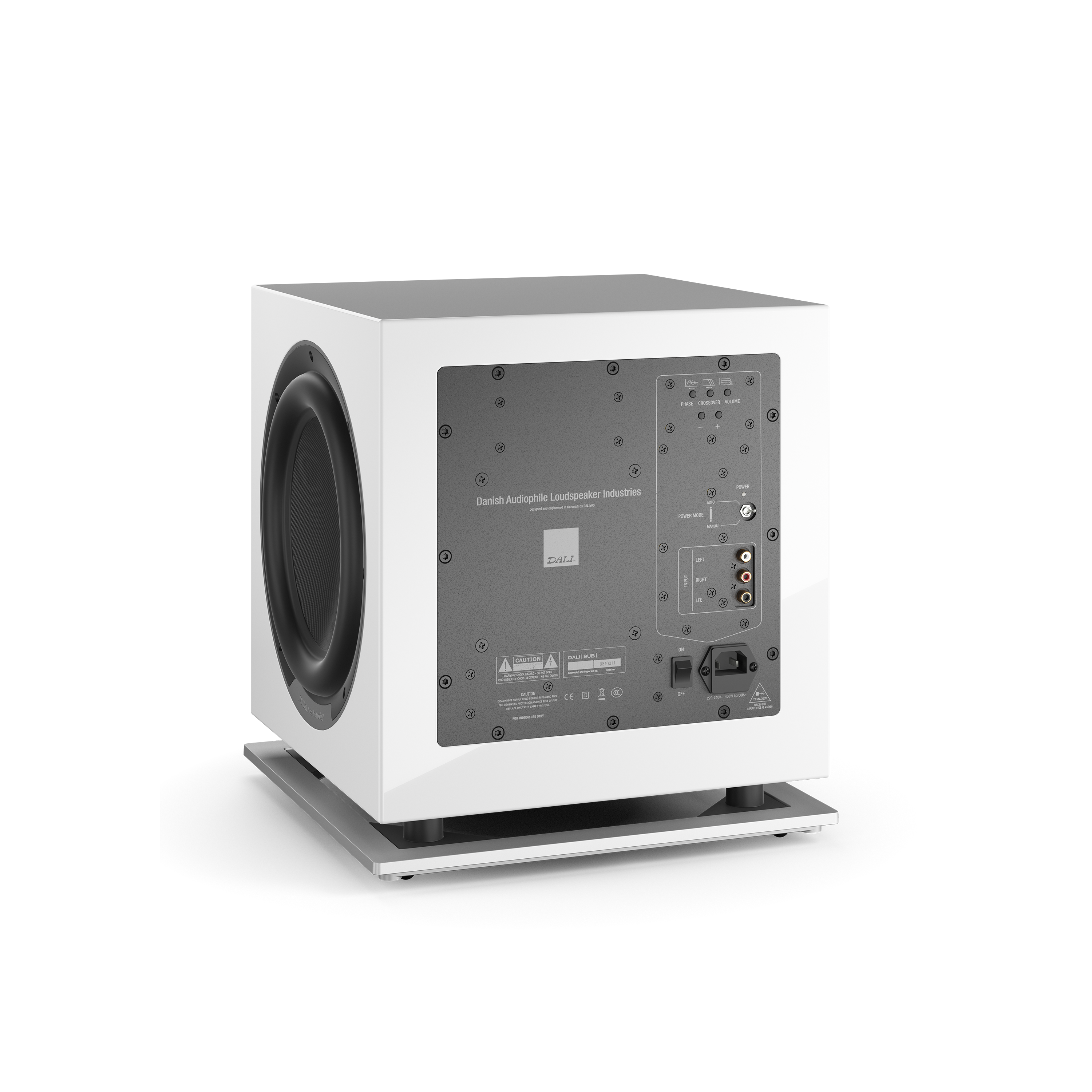 Dali SUB P-10 DSS Subwoofer White, imagine oficială.