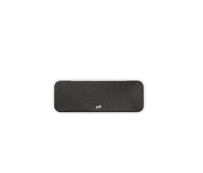 Boxă centru Polk Audio Signature Elite ES30, vedere frontală, culoare albă, grilaj negru vizibil.