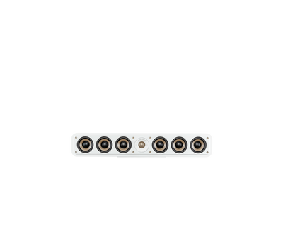 Boxa centru Polk Audio Signature Elite ES35, vedere frontală, albă, cu șase difuzoare și un tweeter central.