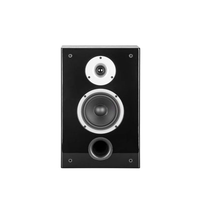 Difuzor frontal Wilson Raptor ON-WALL, culoare neagră, cu tweeter și woofer vizibile, montaj pe perete.