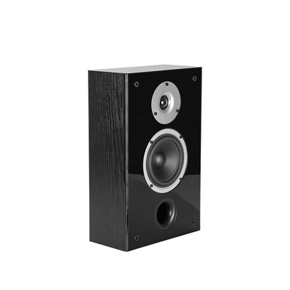 Difuzor Wilson Raptor ON-WALL, vedere laterală, finisaj negru, include tweeter și woofer vizibile frontal.