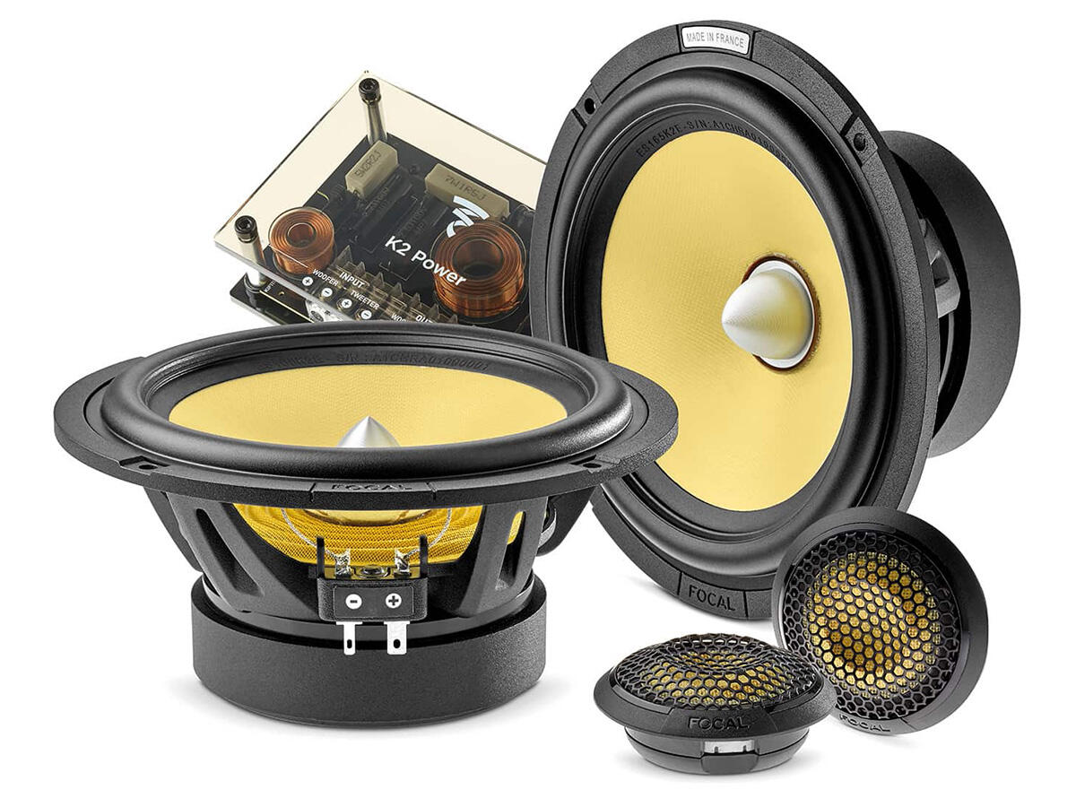 Set boxe auto Focal ES 165 K2E cu difuzoare de 16,5 cm, tweetere și filtre