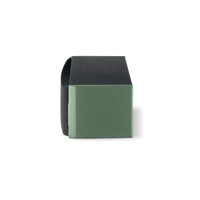 Boxa centrală Focal ARIA EVO X CENTER, vedere laterală, culoare verde mușchi, profil dreptunghiular.
