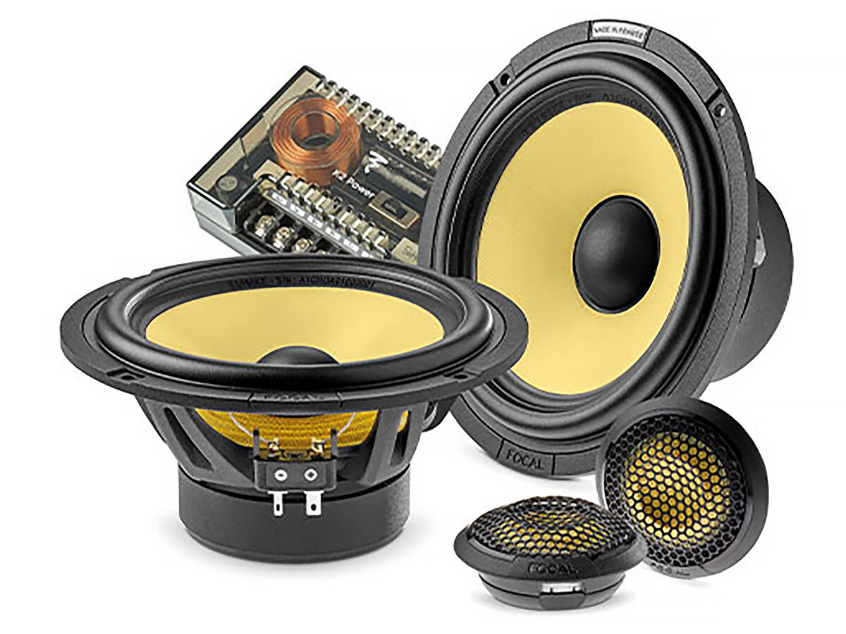 Set boxe auto pe 2 căi Focal ES 165 KE cu membrane K2 galbene