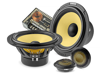 Set boxe auto pe 2 căi Focal ES 165 KE cu membrane K2 galbene