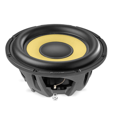 Profil slim al subwooferului Focal SUB 25 KXS, vedere laterală