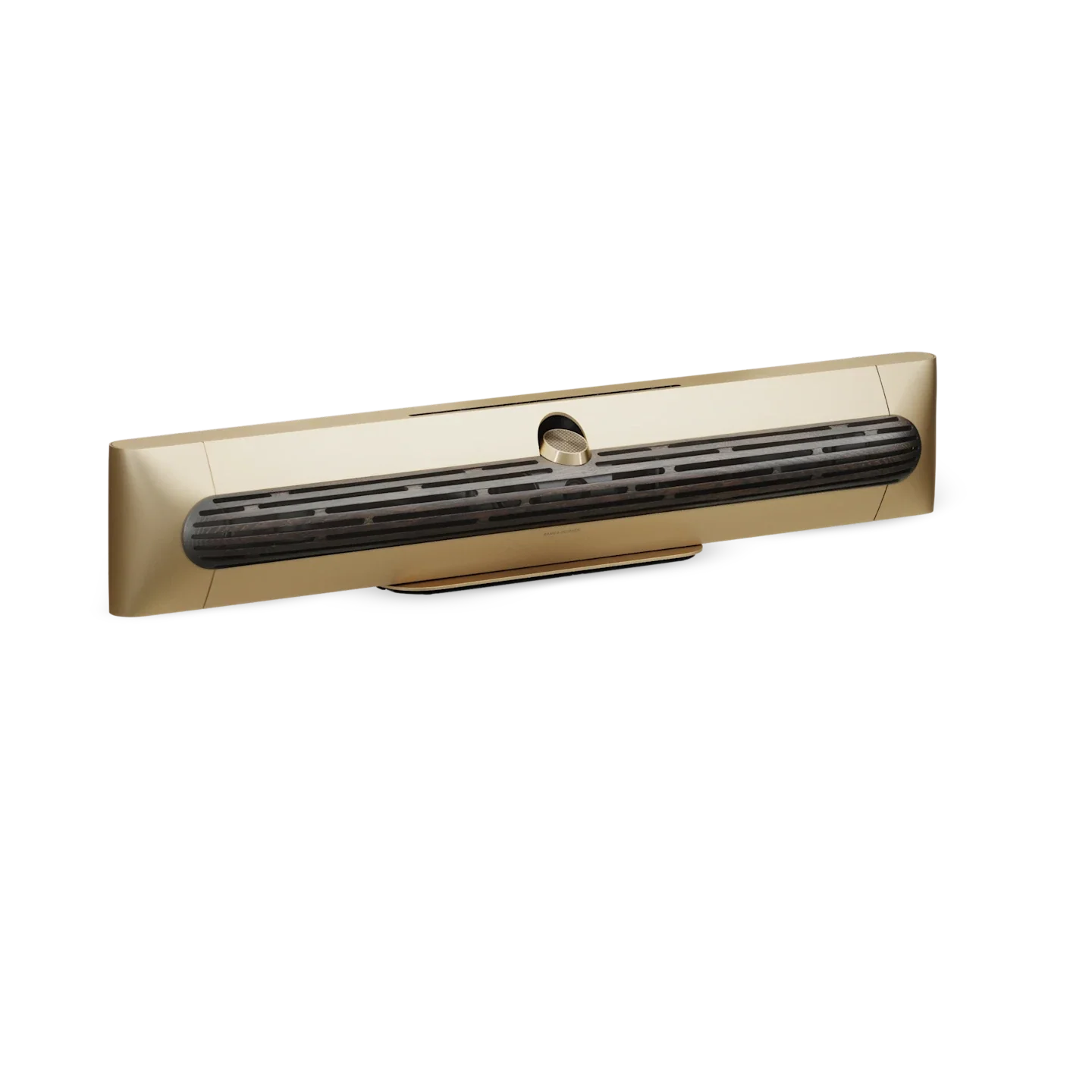 Bang & Olufsen Beosound Premiere Soundbar Gold Tone/Dark Oak, imagine oficială 1.