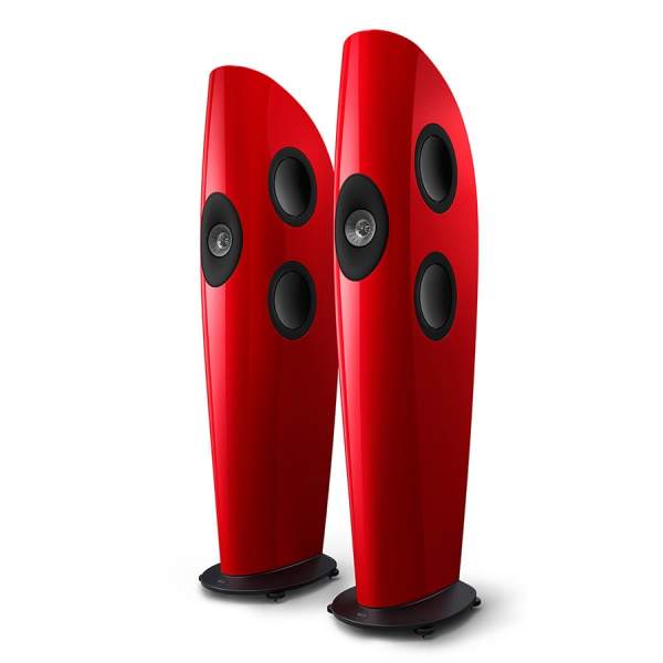 KEF Blade One Meta Boxe de podea - Pereche Racing Red / Grey, imagine oficială KEF 2.