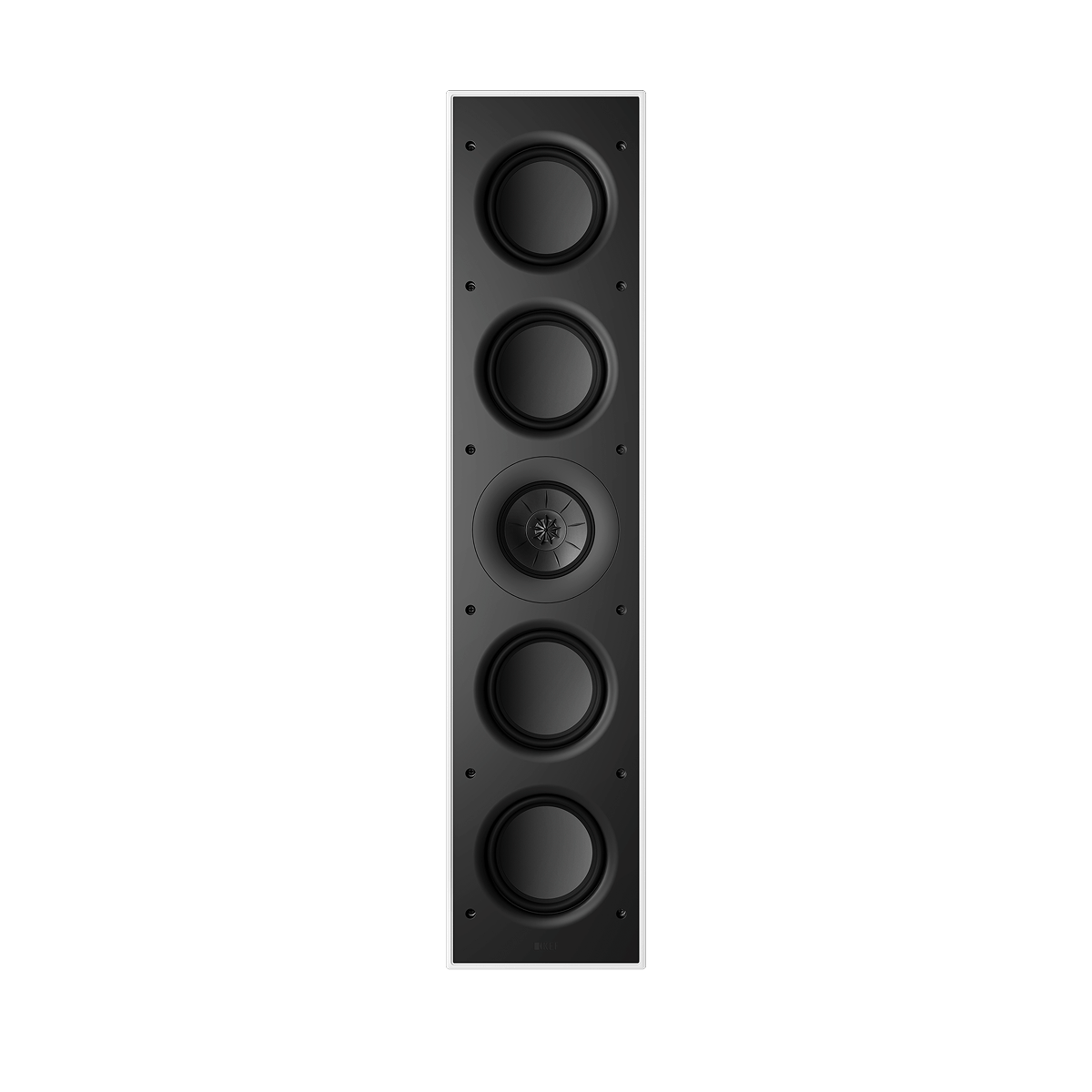 KEF Ci5120QLM-THX, vedere frontală cu Uni-Q și cele patru drivere de bas