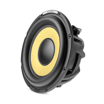 Subwoofer auto Focal SUB 25 KXS de 25 cm cu membrană K2 galbenă