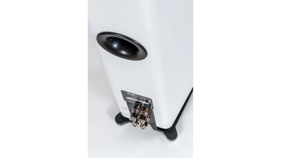 Elac Carina FS 247.4 Boxe de podea - Pereche Satin White, imagine oficială.
