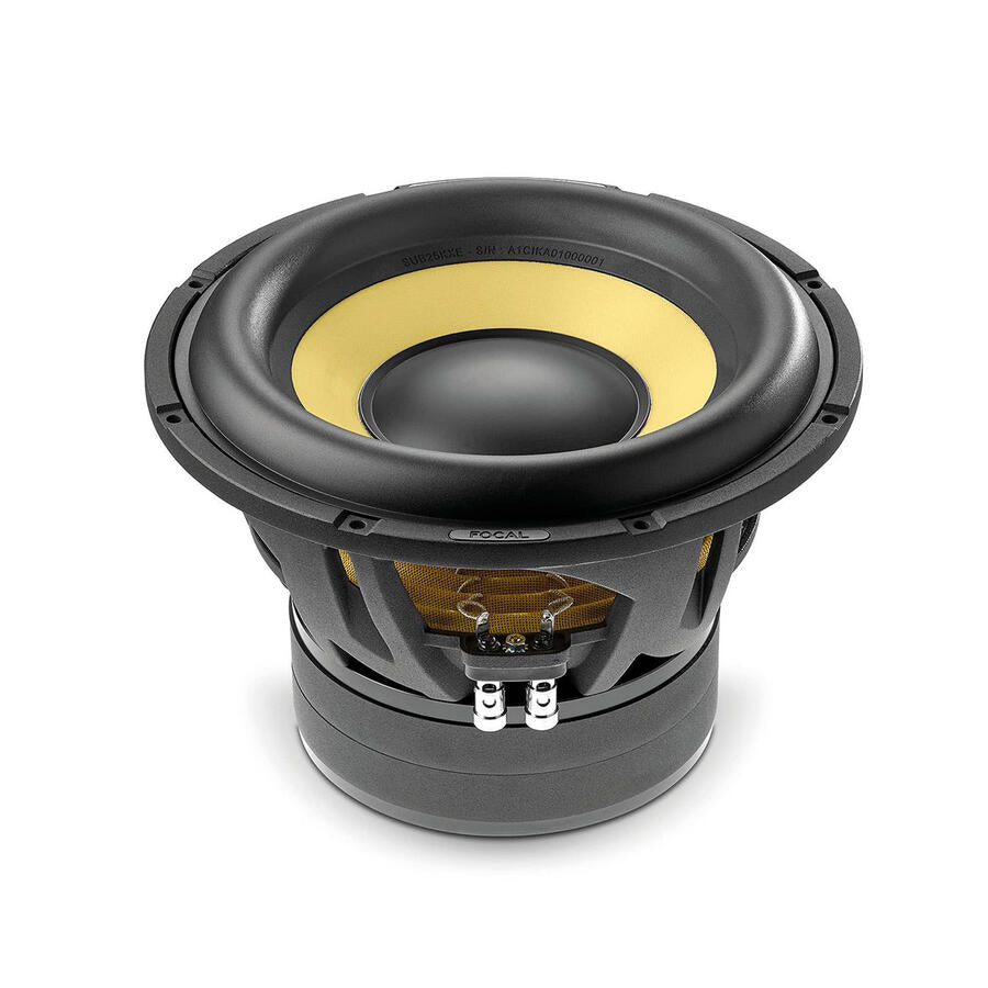 Vedere frontală a subwooferului Focal SUB 25 KXE din gama K2 Power