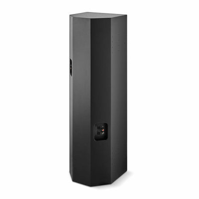 Focal Cinema LCR Boxe IN-WALL, vedere din spate, culoare neagră, conectori audio vizibili.
