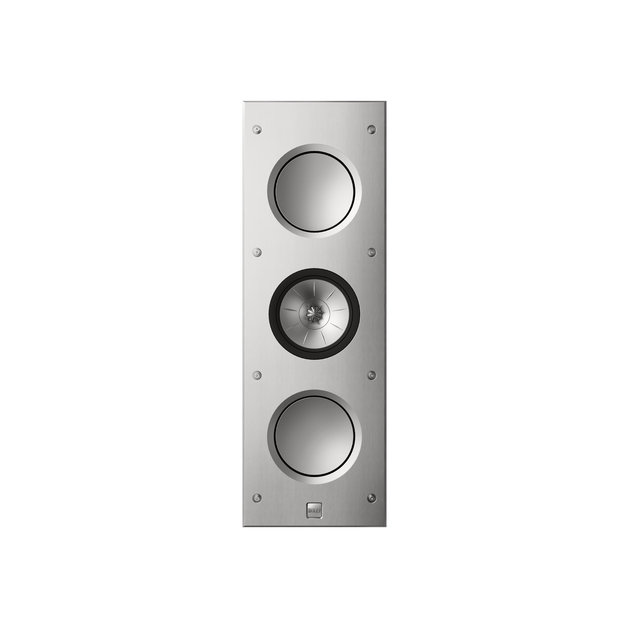 Boxă încastrabilă KEF Ci3160RLM-THX, vedere frontală cu grilă montată