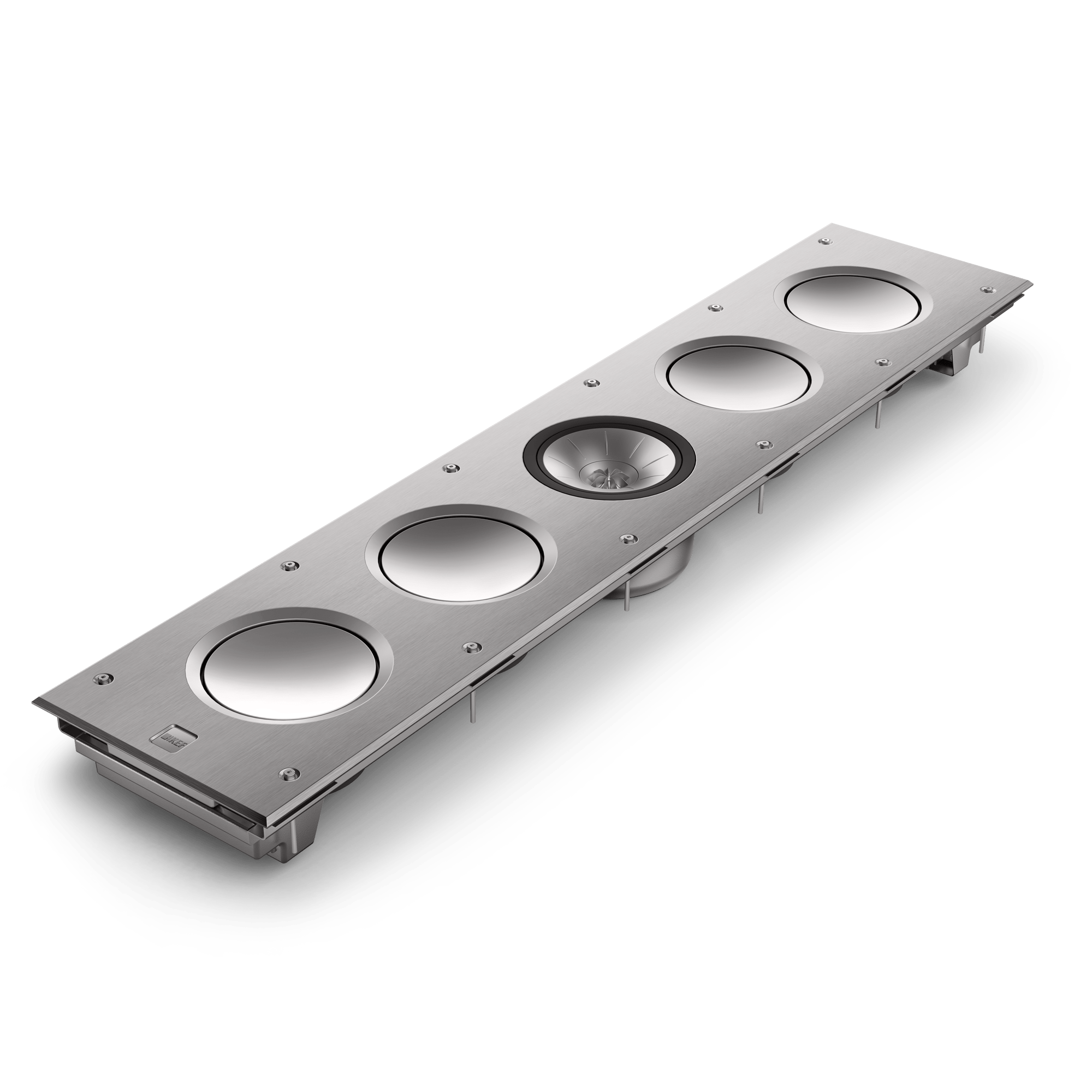 KEF Ci5160RLM-THX încastrată în peretele unei săli de cinema de acasă