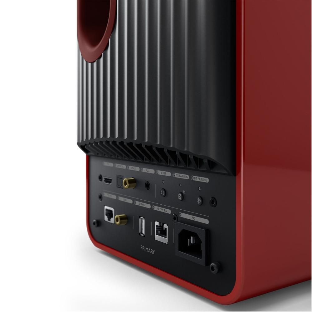 KEF LS50 Wireless II Boxe active Red, imagine oficială.