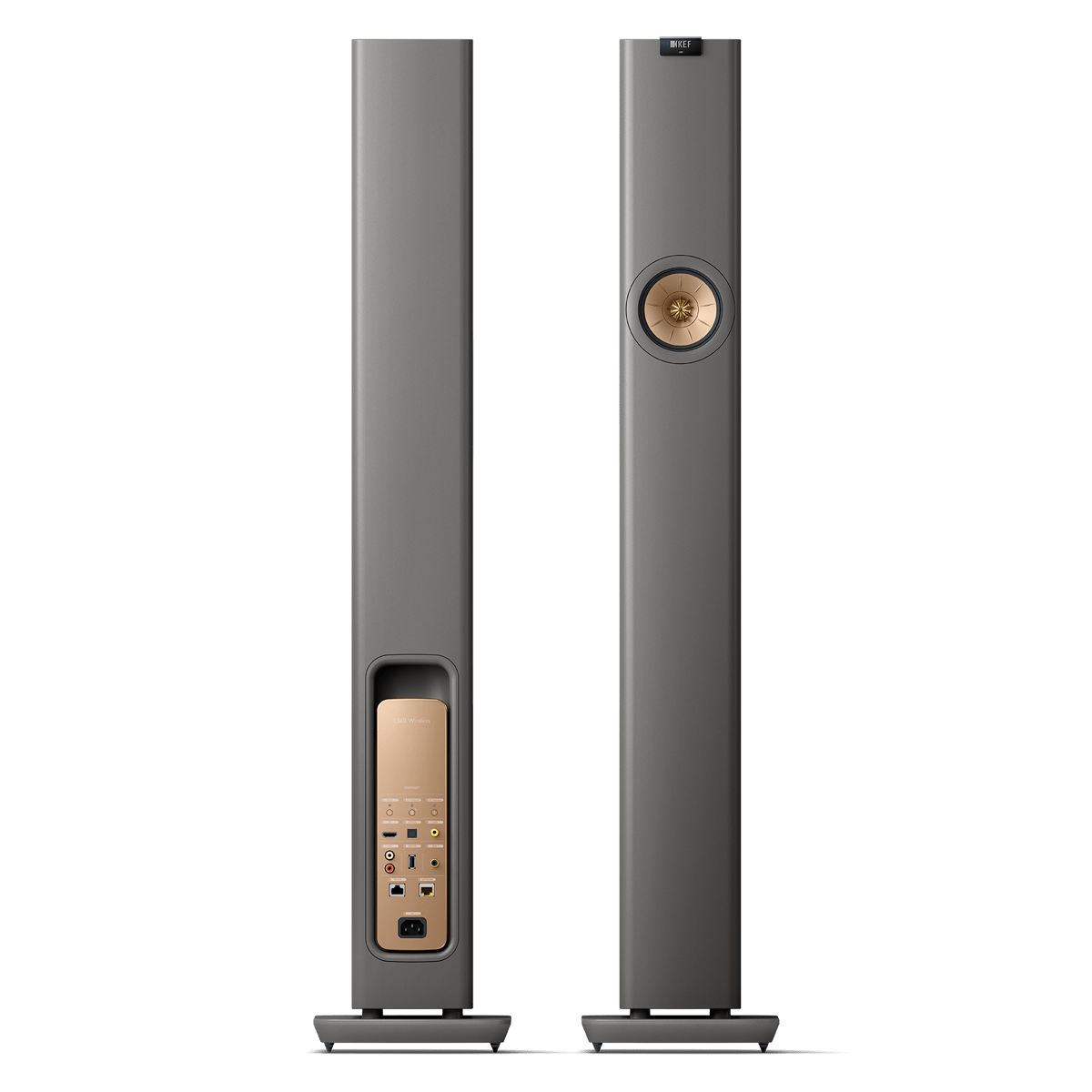 KEF LS60 Boxe active Grey, imagine oficială KEF 5.