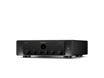 Amplificator Marantz Model 60n, vedere frontală, negru, butoane de control vizibile, afișaj central.