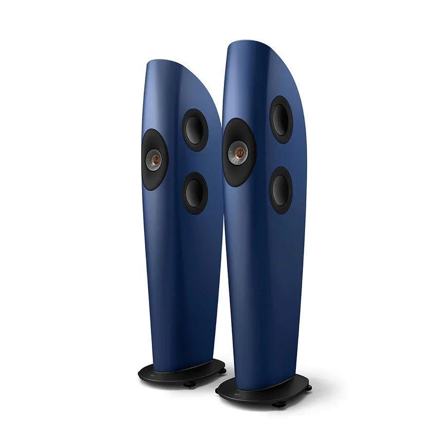 KEF Blade One Meta Boxe de podea - Pereche Frosted Blue / Bronze, imagine oficială 1.