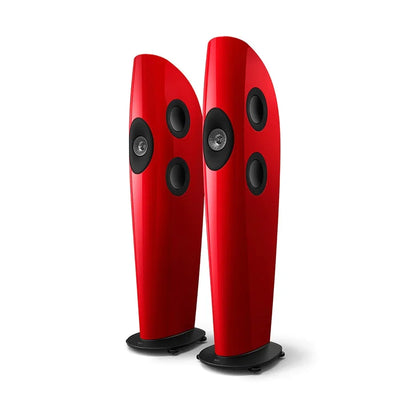 KEF Blade One Meta Boxe de podea - Pereche Racing Red / Grey, imagine oficială 1.