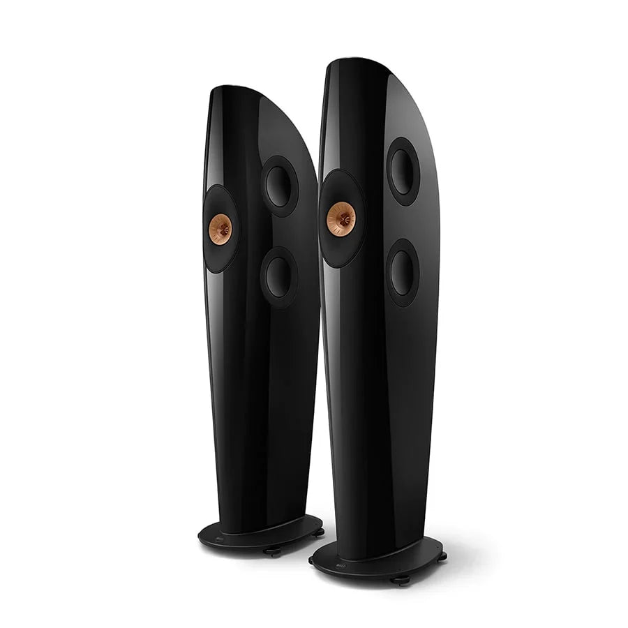 KEF Blade Two Meta Boxe de podea - Pereche Piano Black / Copper, imagine oficială 1.