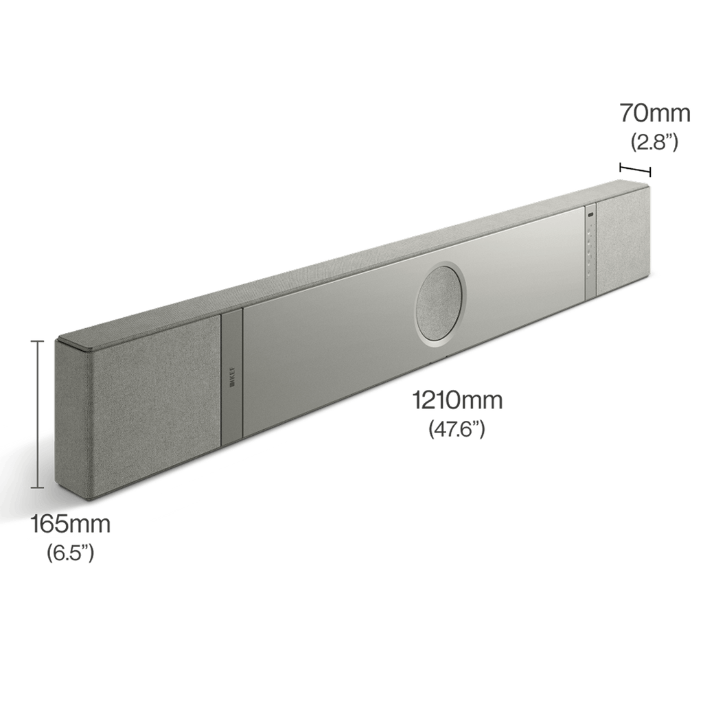 KEF XIO – panou superior cu comenzile