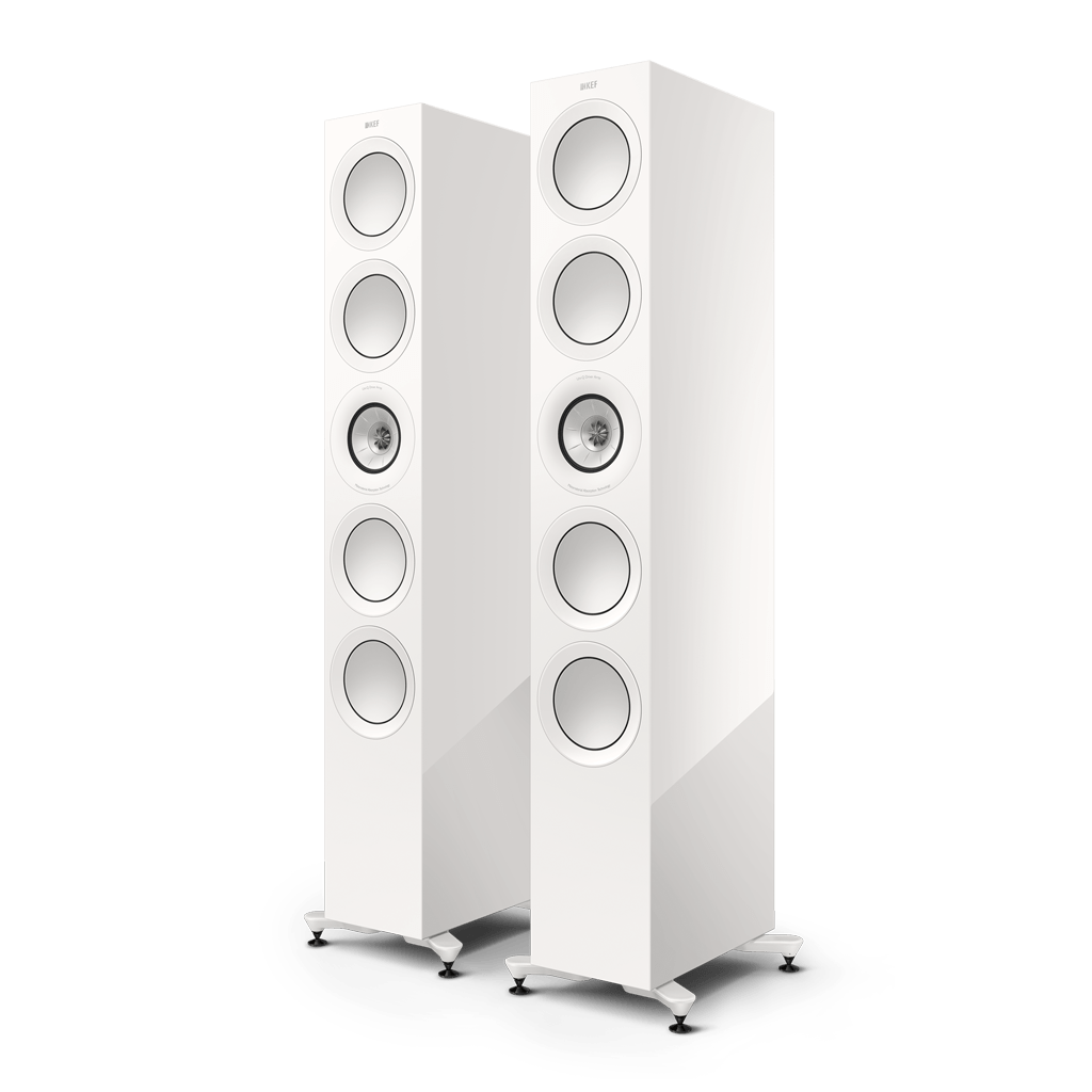 KEF R11 Meta Boxe de podea - Pereche White, imagine oficială KEF 2.