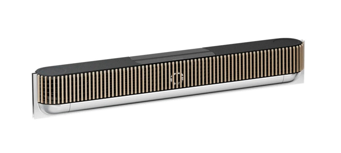 Bang & Olufsen Beosound Theatre 55 TV și soundbar - Perete motorizat Silver / Light Oak, imagine oficială 1.